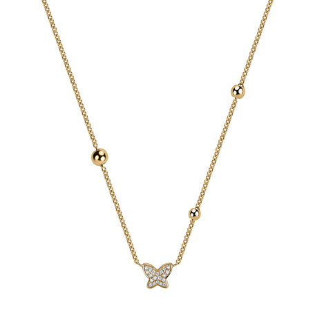 Diamond necklace Magic Butterfly