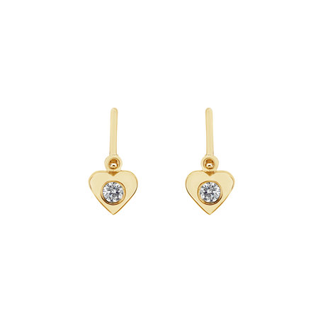 Children's diamond earrings Selma