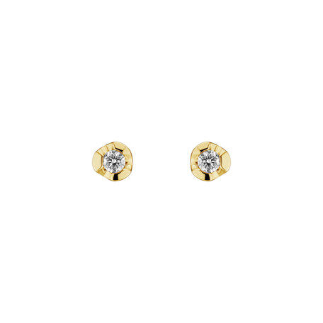 Diamond earrings Aaron