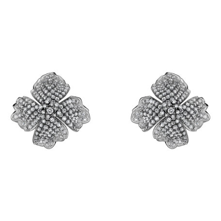 Diamond earrings Queenie Orchid