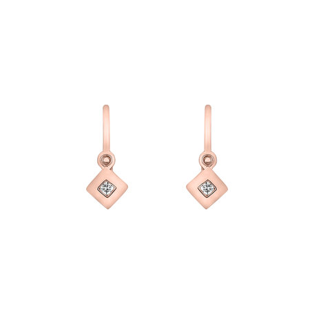 Children's diamond earrings Diamond Baby