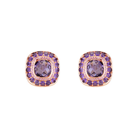 Earrings with Amethyst Signature Romance