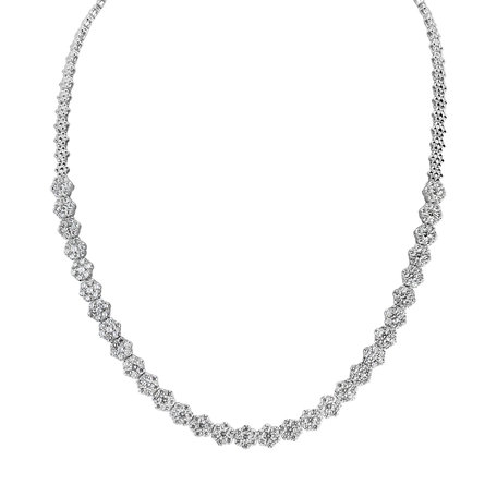 Diamond necklace Meadow Raindrops