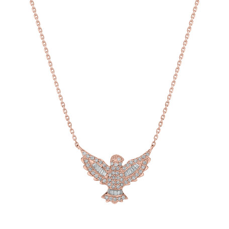 Diamond necklace Glitter Eagle