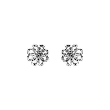 Diamond earrings Briliance of Bloom
