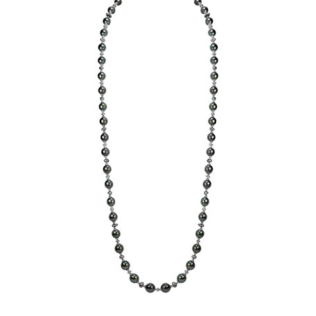 Necklace with Pearl and Onyx Marella