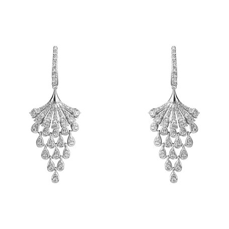 Diamond earrings Waterfall Splendour