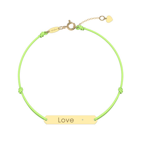 Diamond bracelet Love