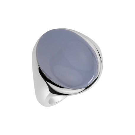 Ring with Chalcedony Bubble Coctail