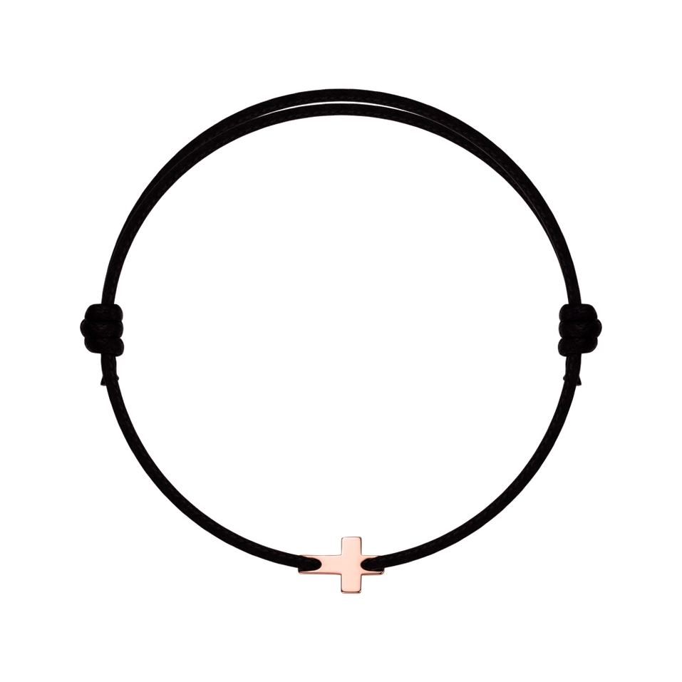 Bracelet with cord Faith Cross