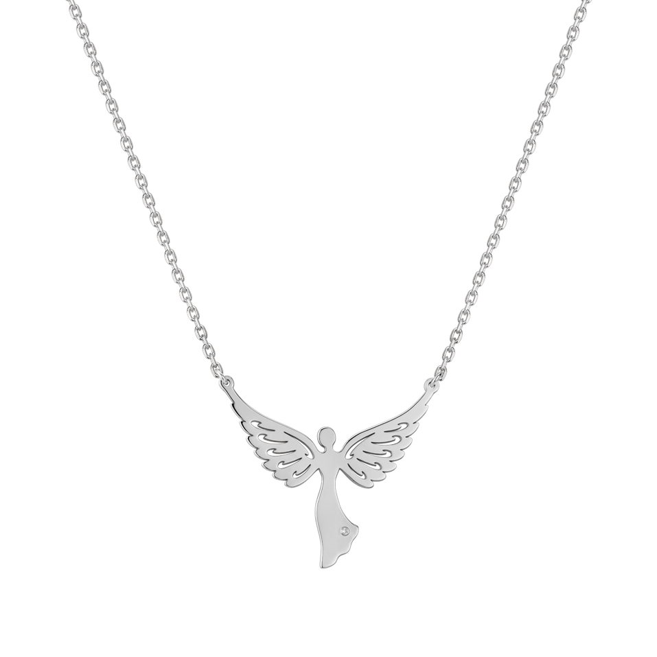 Diamond necklace Angel of Hope