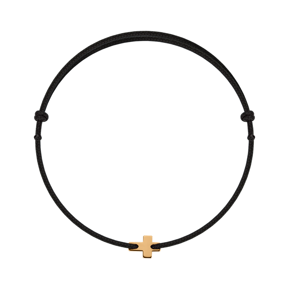 Bracelet with cord The Cross