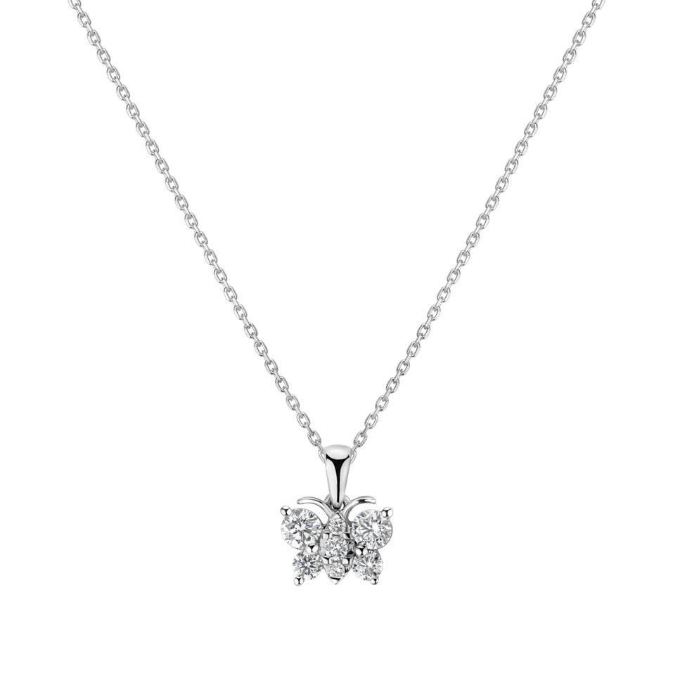 Diamond pendant Butterfly Soul