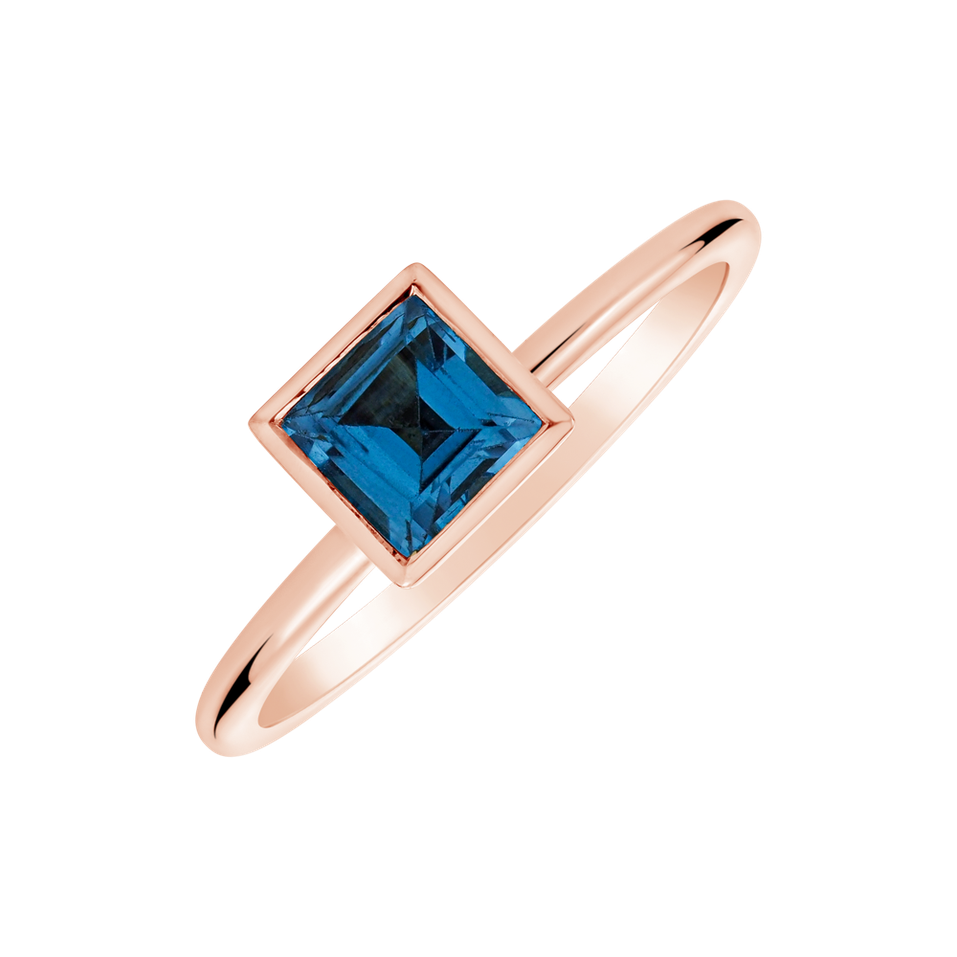 Ring with Topaz Nivalis