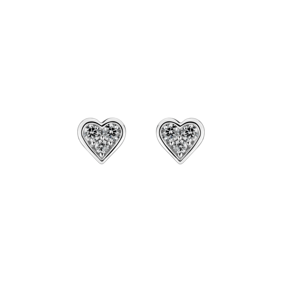 Diamond earrings Tenderness