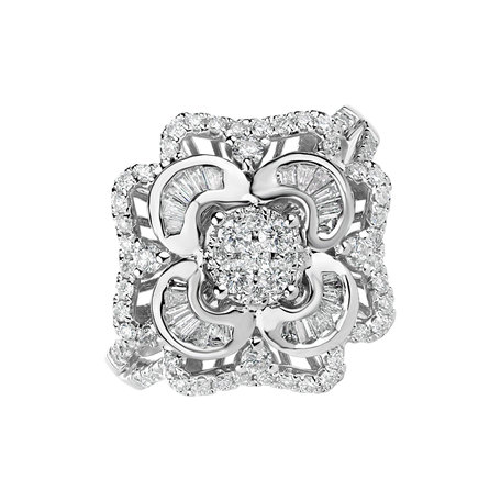 Diamond ring Royal Blossom