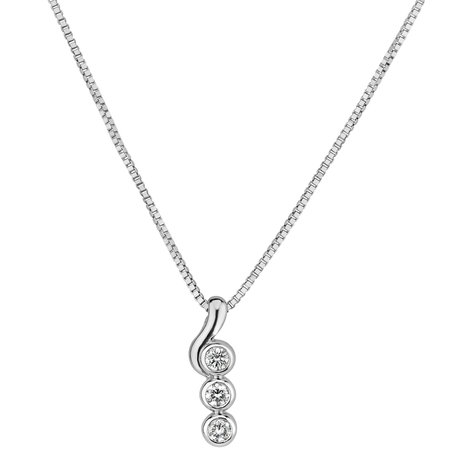 Diamond pendant with necklace Role Model