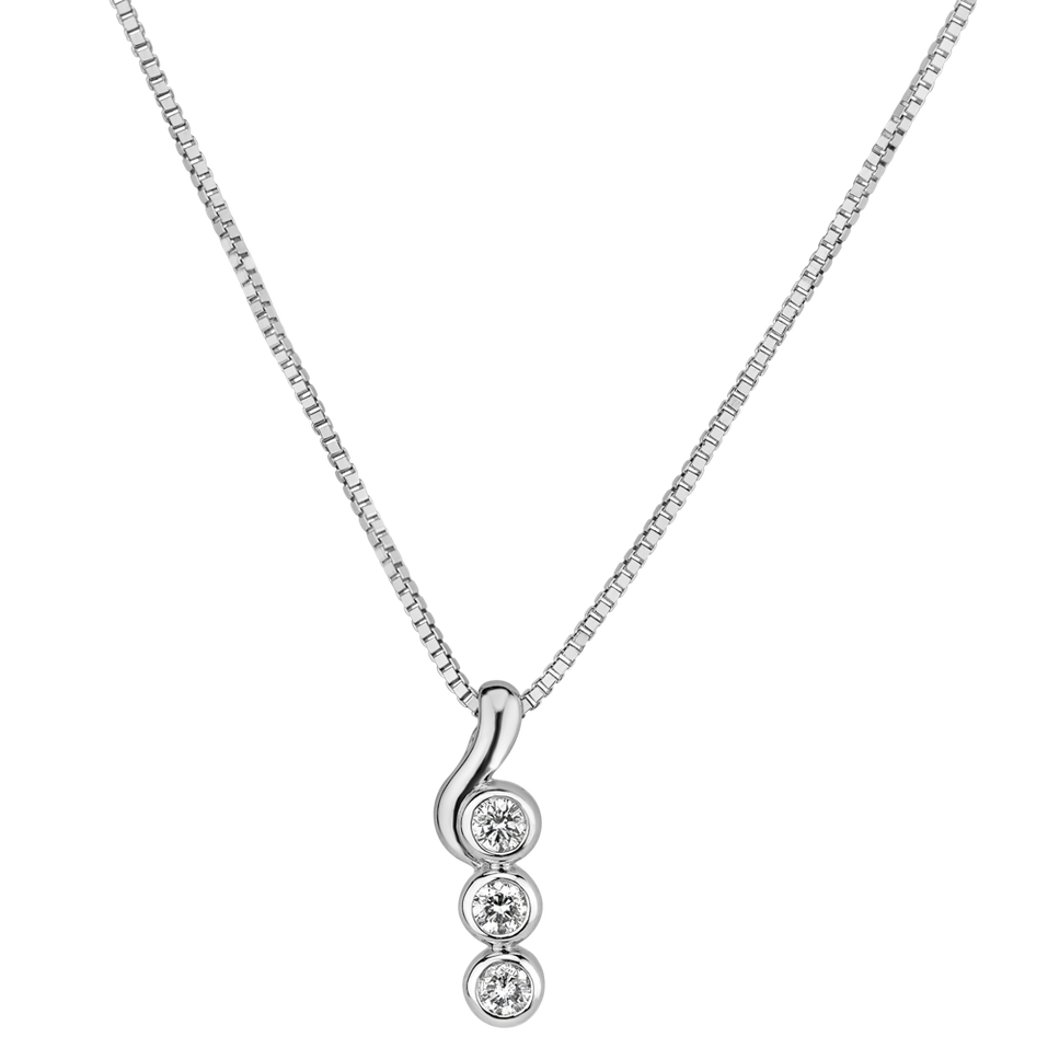 Diamond pendant with necklace Role Model
