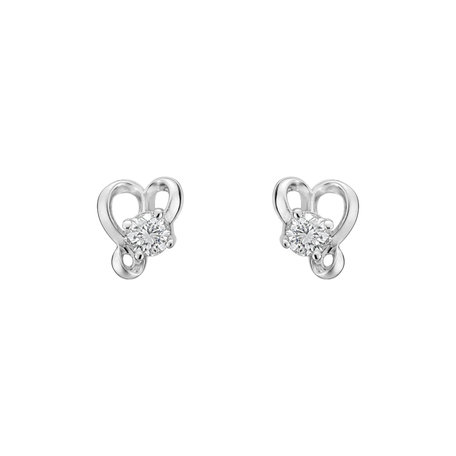 Diamond earrings Twisted Night