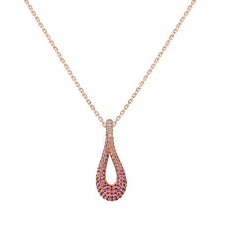 Diamond pendant with Sapphire Bernardine