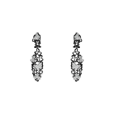 Diamond earrings Butterfly Constellation