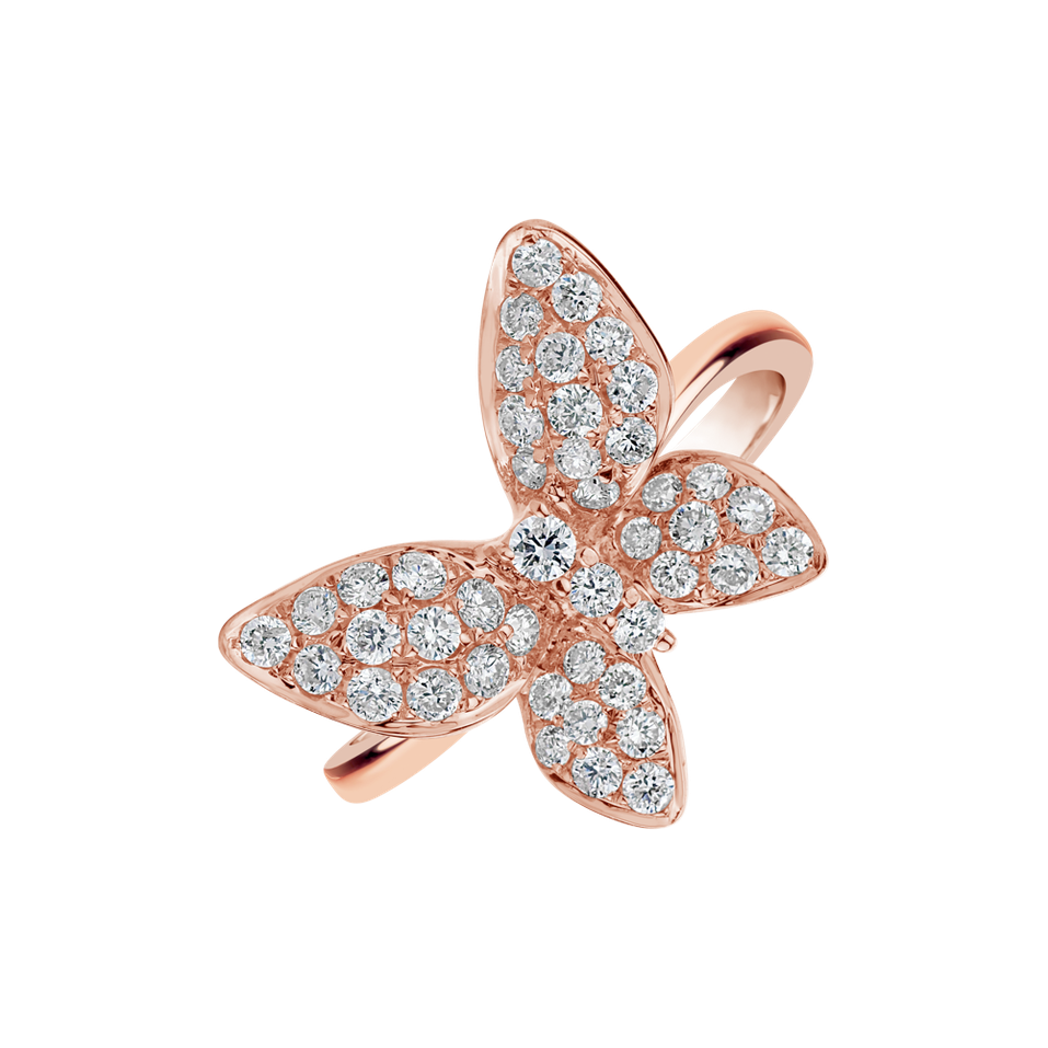 Diamond ring Diamond Butterfly