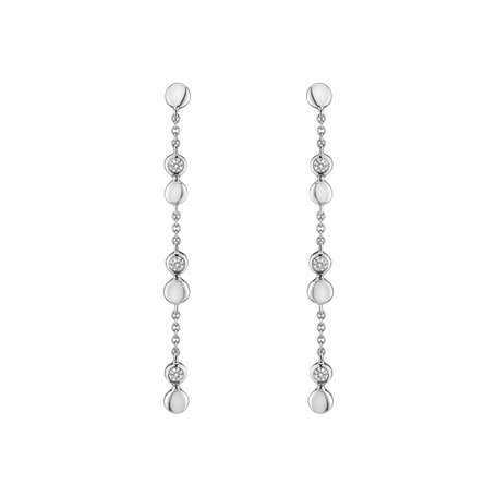 Diamond earrings Charming Waterfall