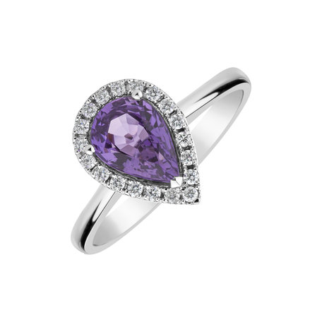 Diamond ring with Sapphire Chronormu