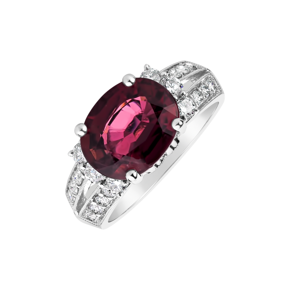Diamond ring with Tourmalíne Envoy Passion