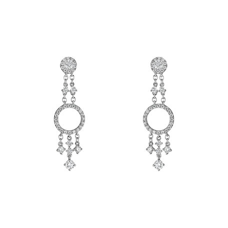Diamond earrings Zeeshan