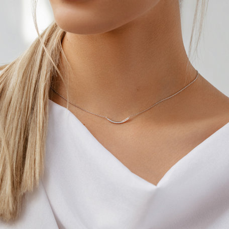Diamond necklace Sparkling Line