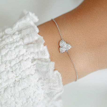 Diamond bracelet Shiny Petals