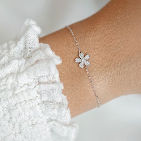 Diamond bracelet Flower