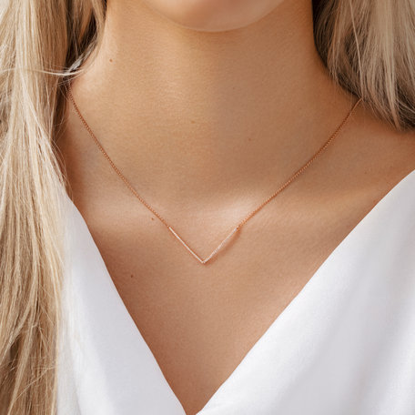 Diamond necklace Victory Line