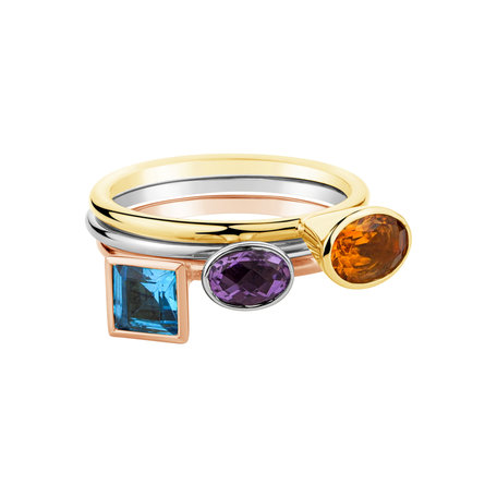 Ring with Topaz Nivalis