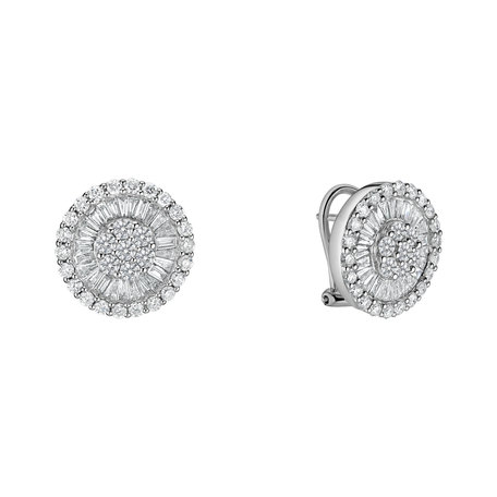 Diamond earrings Iman