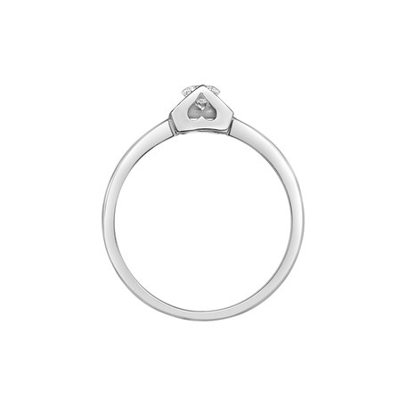 Diamond ring Minimalist Square