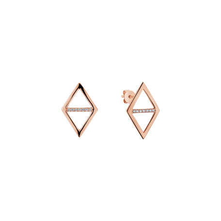 Diamond earrings Harmonique