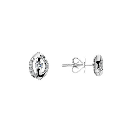 Diamond earrings Shiny Eye