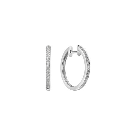 Diamond earrings Shiny Loop