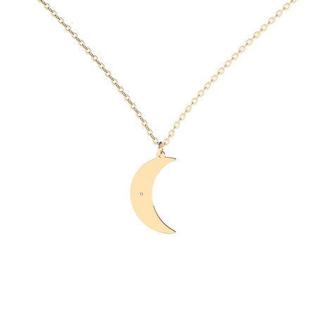Diamond necklace Amazing Moon