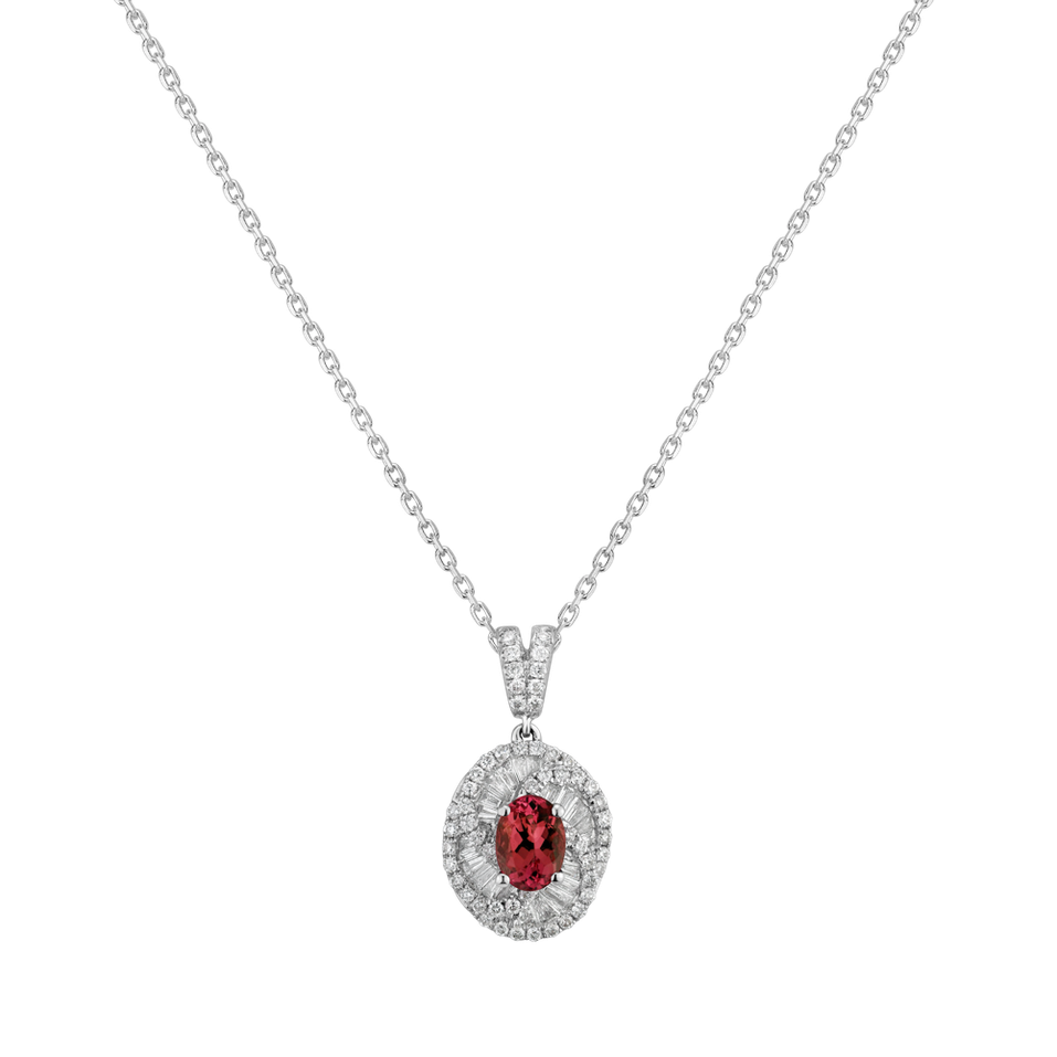 Diamond pendant with Ruby The Edge of Destiny