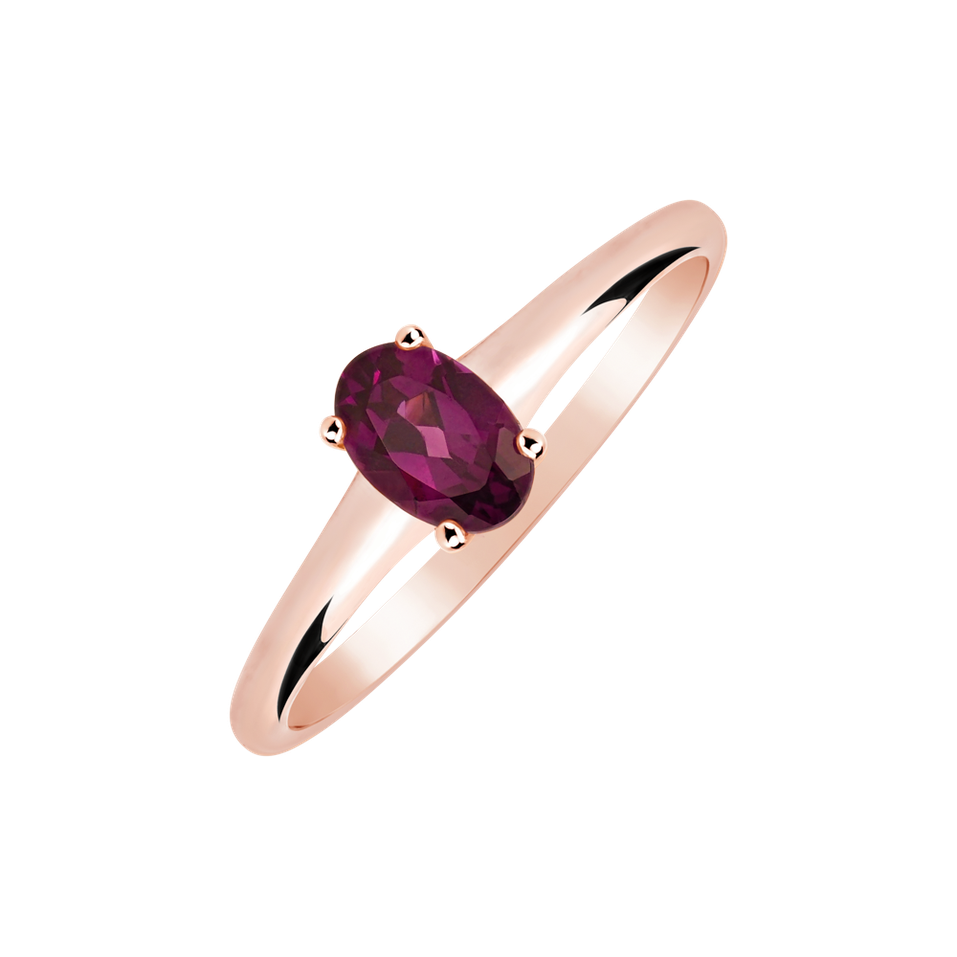 Ring with Rhodolite True Simplicity
