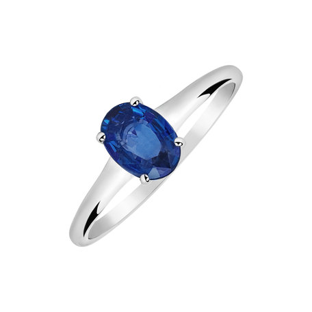 Ring with Sapphire True Simplicity