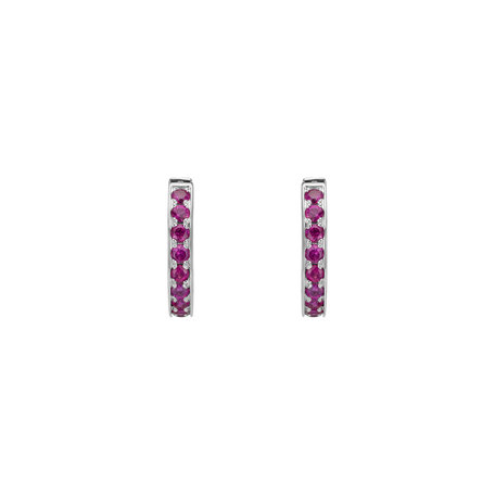 Earrings with Ruby Everly