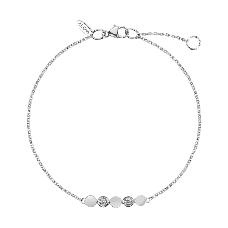 Diamond bracelet Sparkling Circles