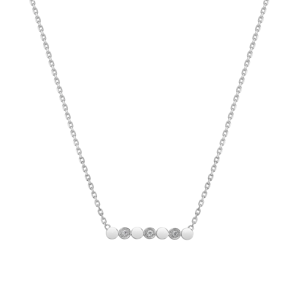 Diamond necklace Long Glossy Dots