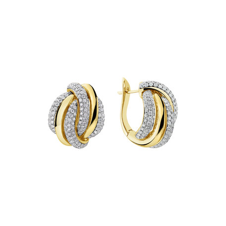 Diamond earrings Class One