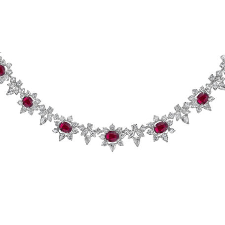 Diamond necklace with Ruby Ruby Countess