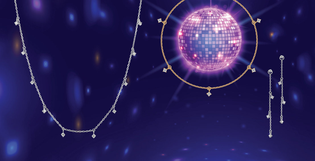 Dancing Diamonds - White gold